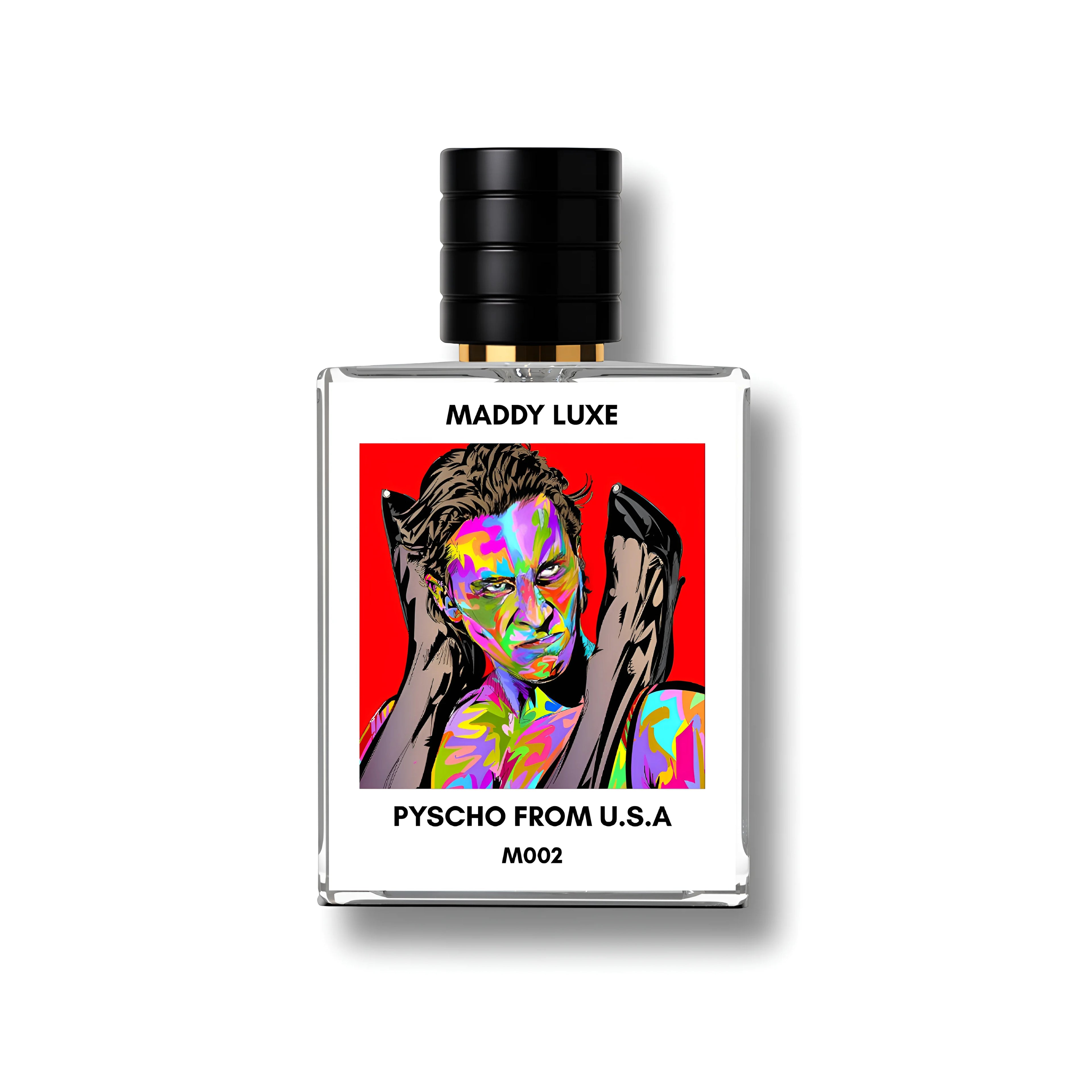 Pyscho From U.S.A Patrick Bateman Dark Cinematic Perfume Made With Iris and Lavender by Maddy Luxe.