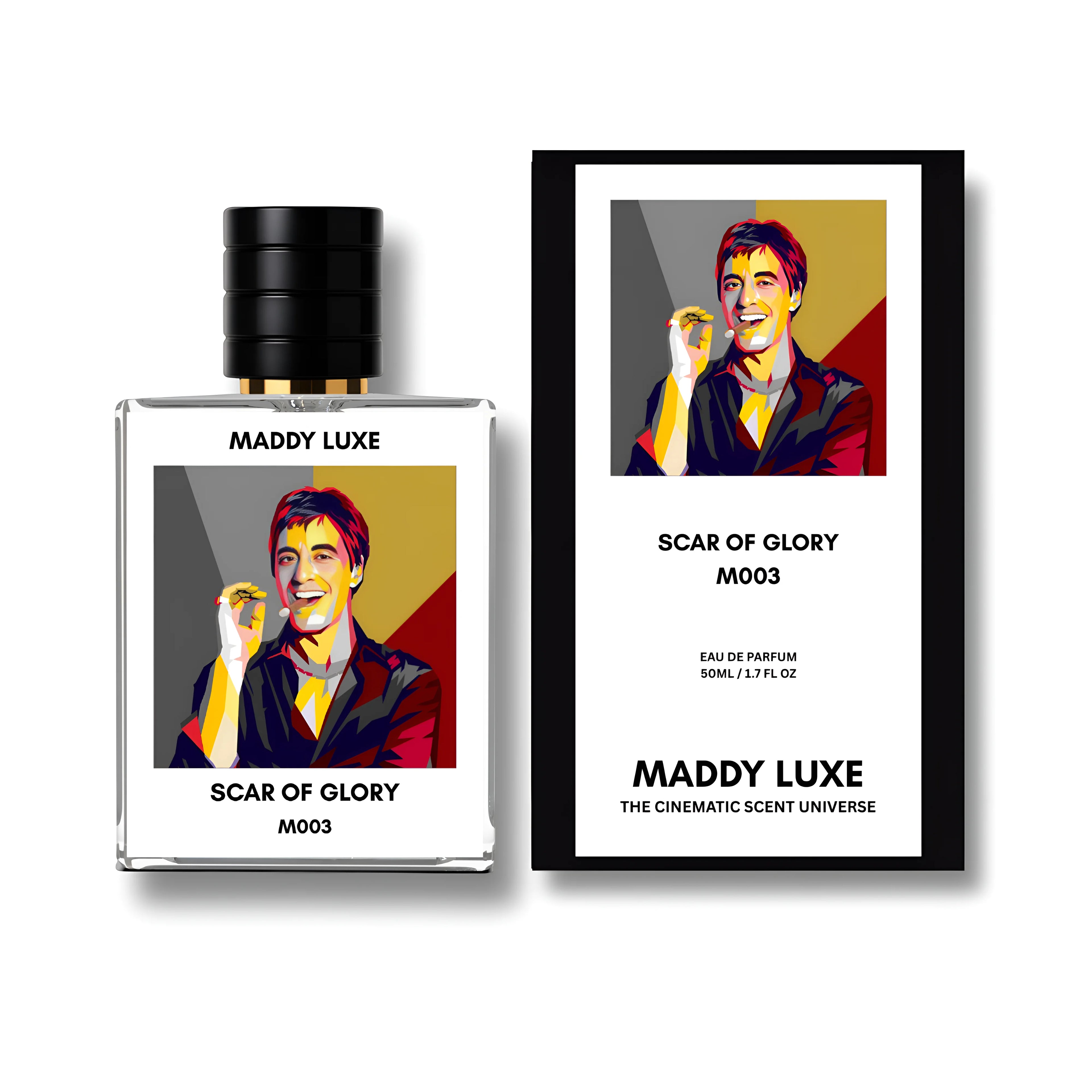 Scar Of Glory Tony Montano Dark Cinematic Perfume Made With Leather and Raspberry by Maddy Luxe