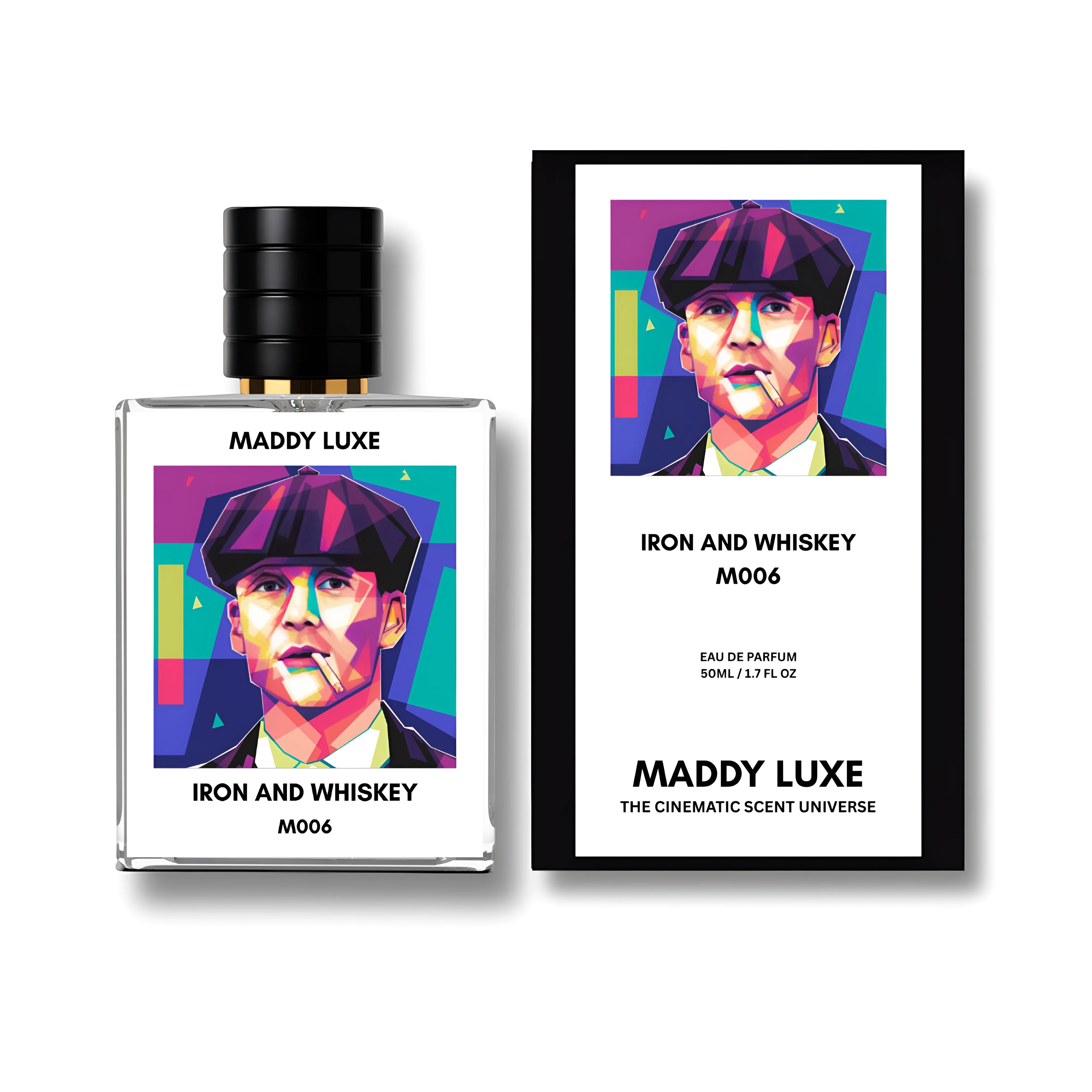 Iron and Whiskey Thomas Shelby Dark Cinematic Perfume Made With Raspberry and Oud by Maddy Luxe