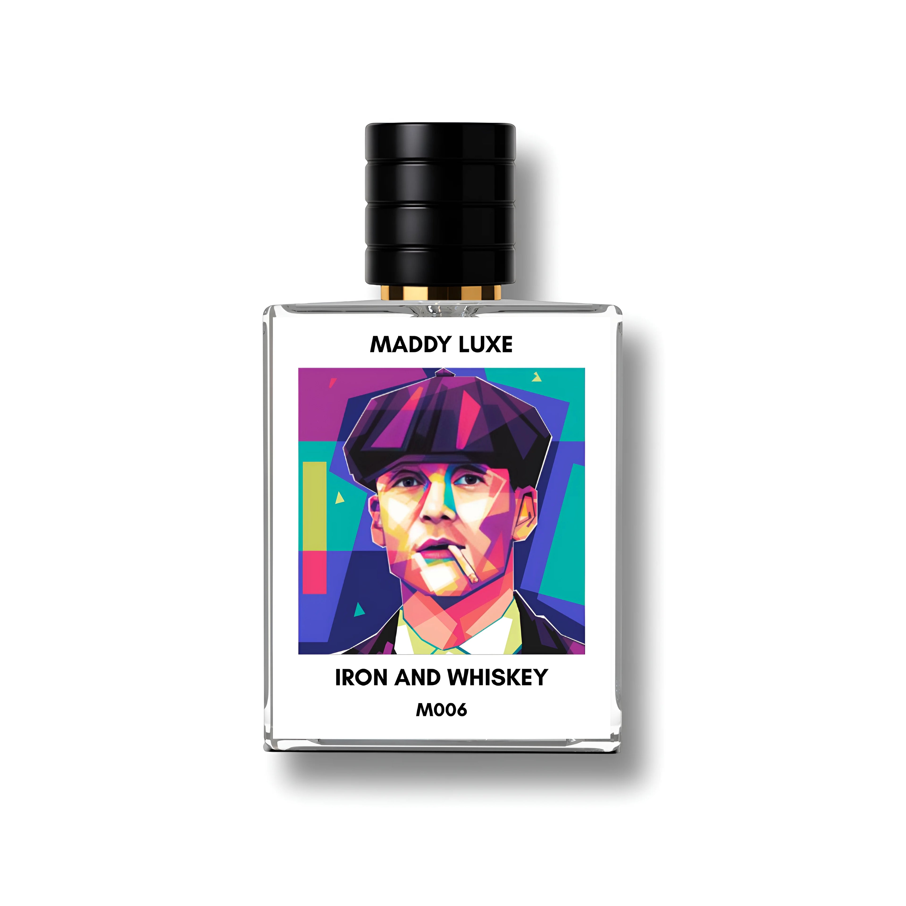 Iron and Whiskey Thomas Shelby Dark Cinematic Perfume Made With Raspberry and Oud by Maddy Luxe