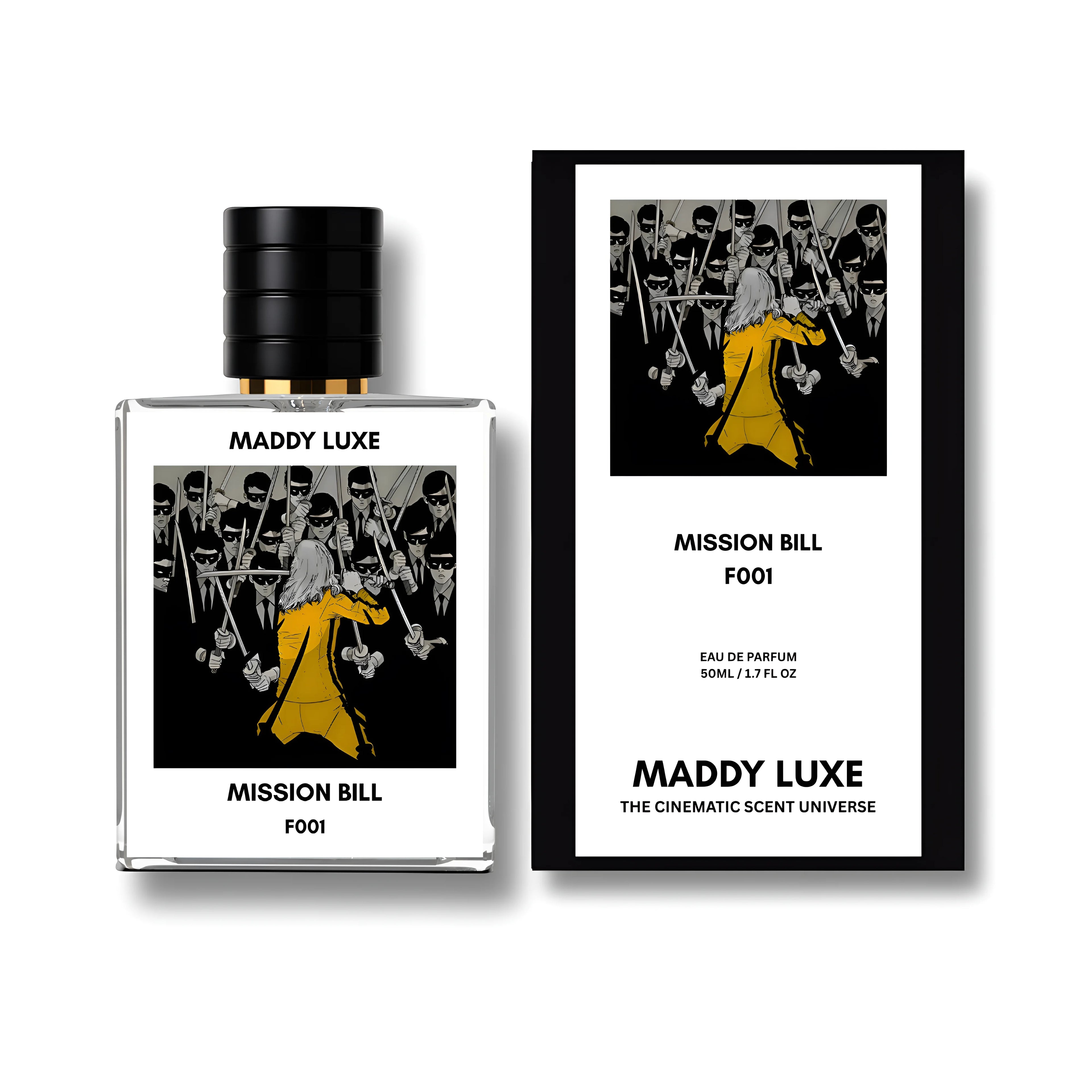 Mission Bill Beatrix Kiddo The Bride Dark Cinematic Perfume Made With Black Truffle, Orchid and Vanilla by Maddy Luxe